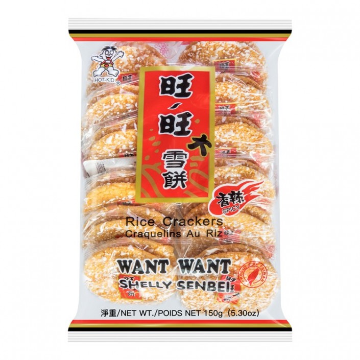 Crackers de Riz Senbei epicés 112 GR WANT WANT