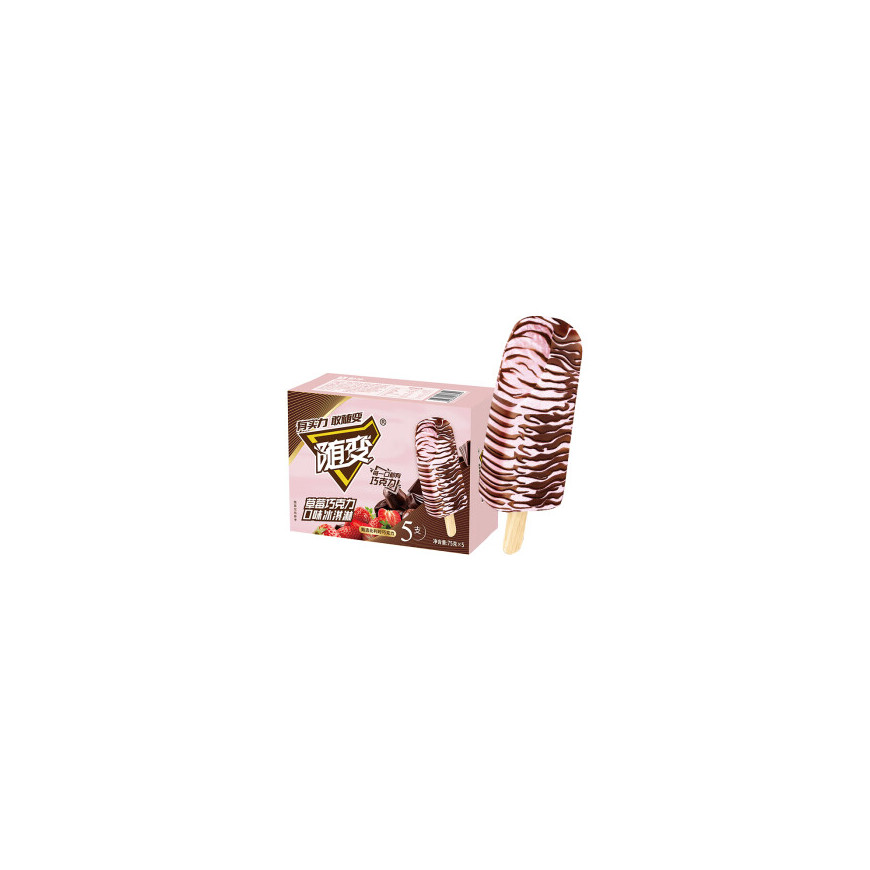CN Glace Cône chocolat fraise 73g*5