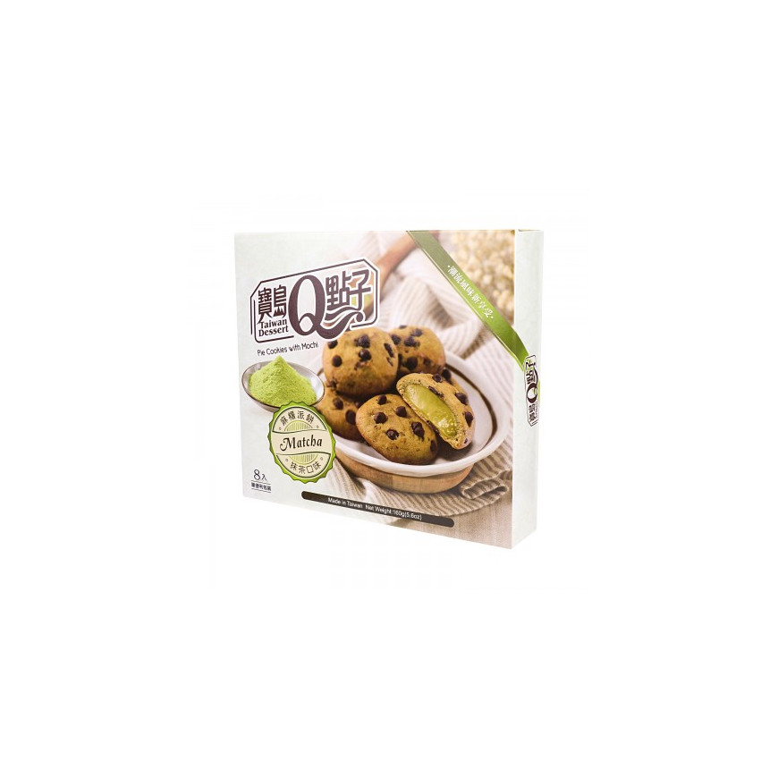 宝岛Q点子 麻薯派饼抹茶味 160g