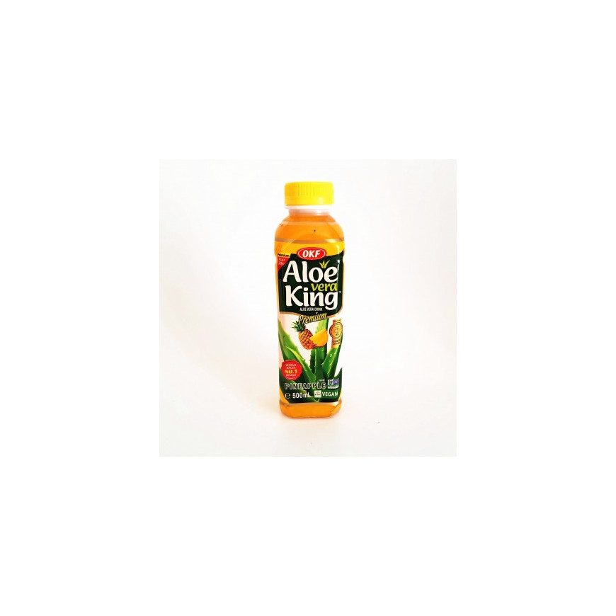 韩国OKF 菠萝味芦荟汁饮料 500ml