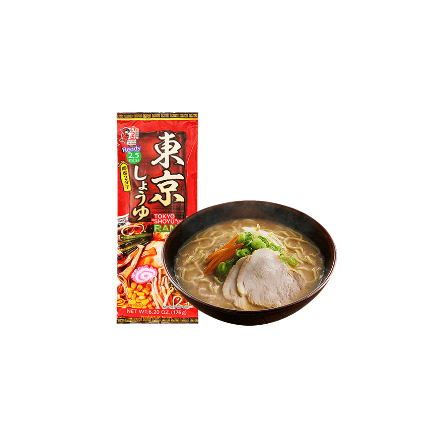 日本 东京豚骨拉面 酱油味170g
