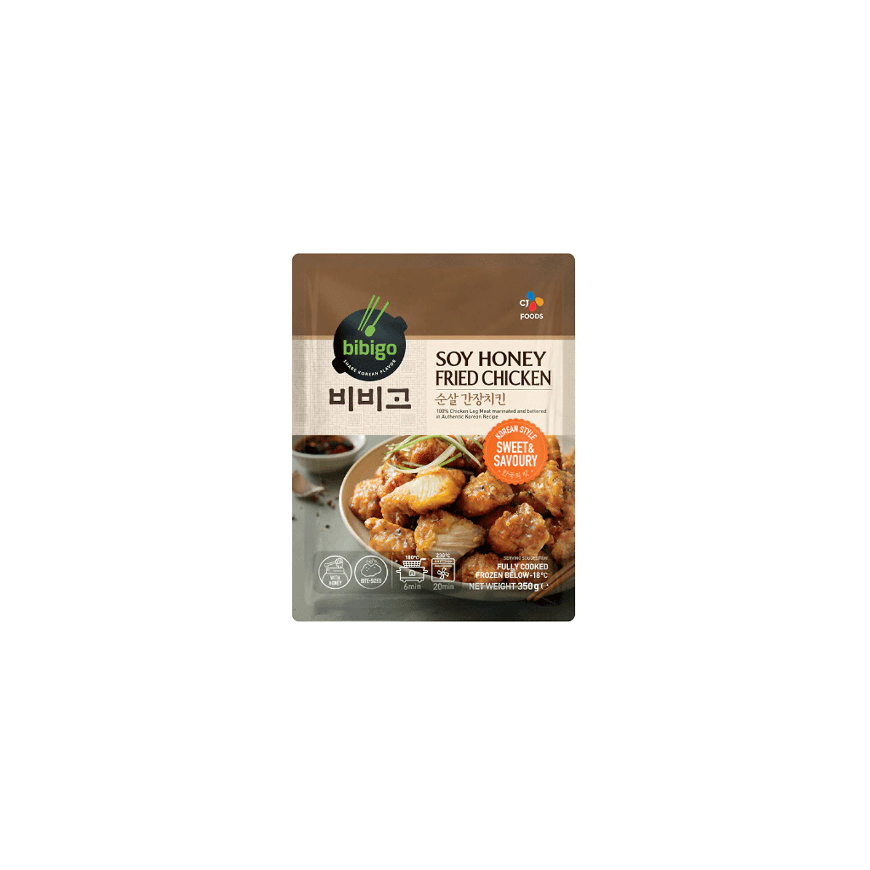Poulet Frit Style Coréen Soja & Miel 350 GR BIBIGO