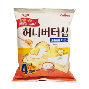 韩国 蜂蜜黄油四重芝士薯片 55g