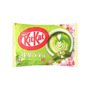 日本 雀巢Kitkat巧克力饼干 抹茶拿铁味 116g