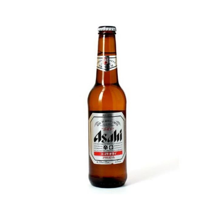 Bière Asahi super dry en bouteille 5.2° SD 33cl
