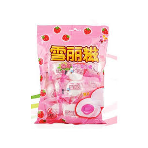 森和园 雪丽糍夹心棉花糖 草莓味 100g