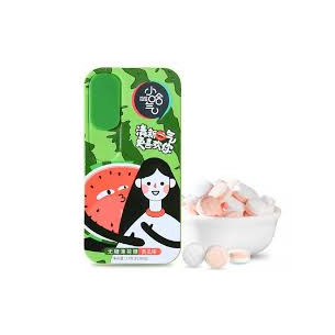 小哈气  无糖薄荷糖西瓜味   22g