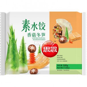 思念素水饺 香菇冬笋 500g